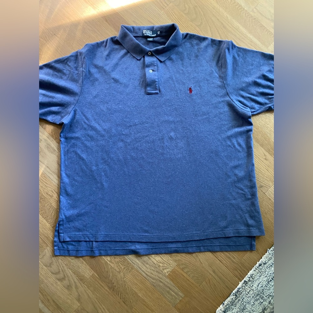 Polo by Ralph Lauren Blue Short Sleeve Men’s Polo 2XB Big & tall
